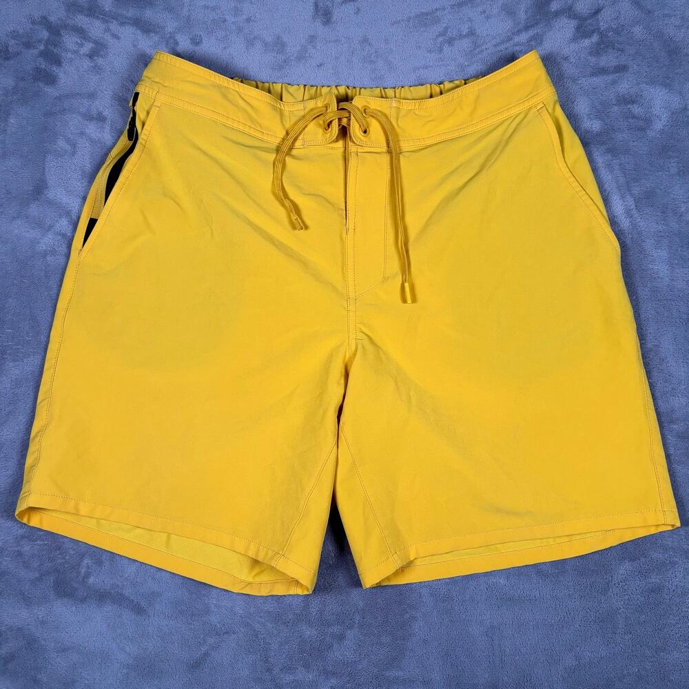 Ten Thousand Yellow Performance Swim Trunks Men’s Small